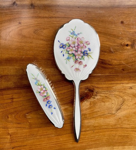 Vintage enamel guilloche - enamel,