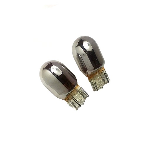 Chrome indicator bulbs side - 2x,