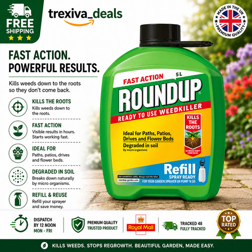 Roundup weedkiller total - total, fast