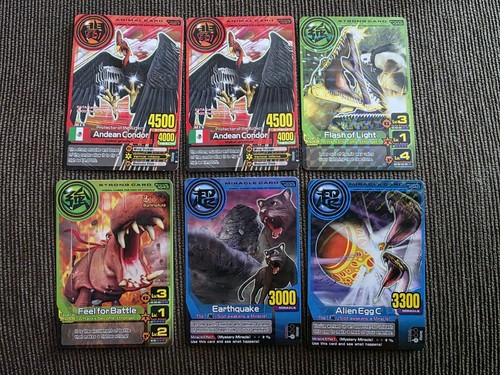 Six animal kaiser cards - animal,