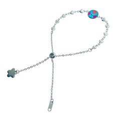 Turquoise Tulip Heart Slider