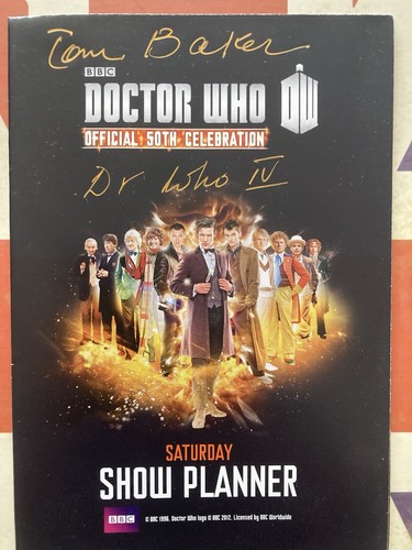 Tom baker signed - baker, autograph