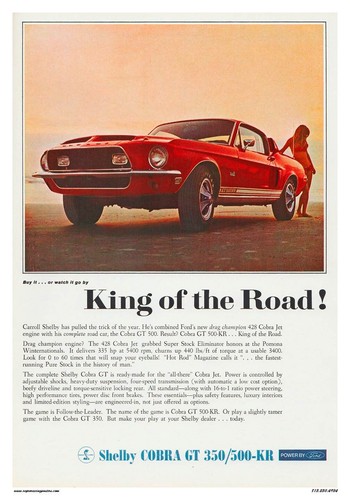 Shelby cobra 500 king of - shelby, gt-500