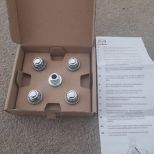 NEW GENUINE MAZDA LOCKING WHEEL NUTS OLDER MODELS MX-5 3 BP 17mm HEAD