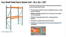 Uline Steel frame 3 rack