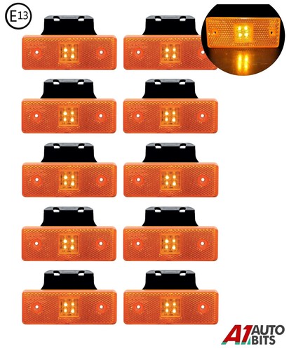 Pcs 12v amber - 10, marker