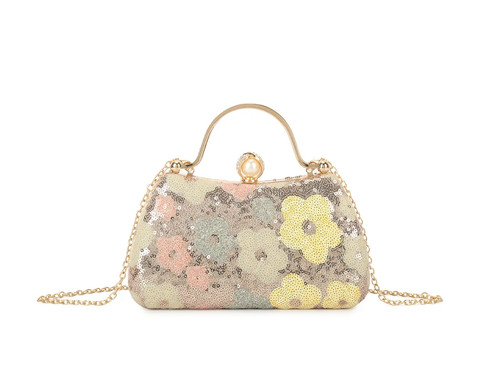 Women floral sequin - women's, clutch