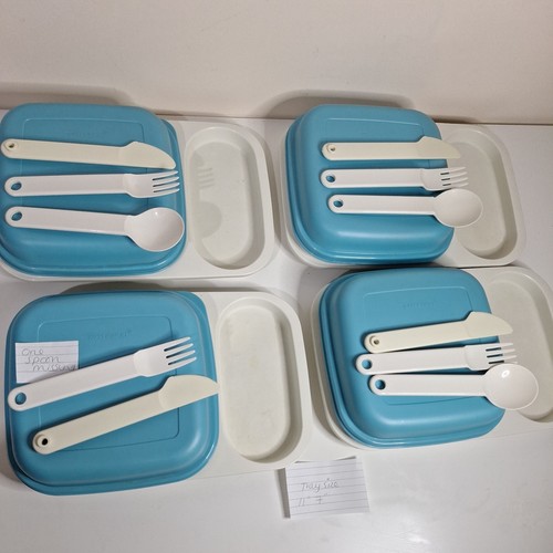 1950s retro tupperware trays - 1950s,