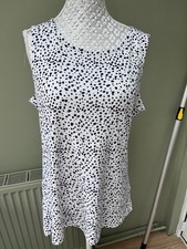 BNWT BON MARCHE WHITE/BLUE