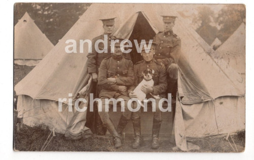 Military camp soldiers dog - &,