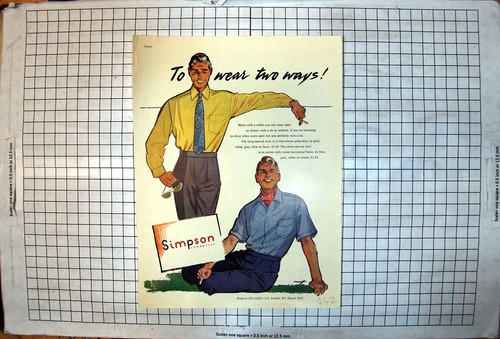 Antique print adverts - print,