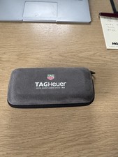100% Genuine TAG Heuer Grey Velvet Watch Box Travel Case With Foam Inserts
