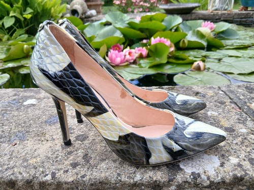 Moda pelle snakeskin effect - in,
