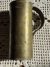 Vintage Brass Small Tankard 5"