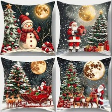 4 Pack 45cm Christmas Santa