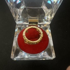 9ct Gold Half Sovereign Ring