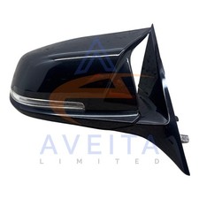 BMW 320D 2015 F30 LCI M-Sport Shadow Line Black Door Mirror Right 7345660