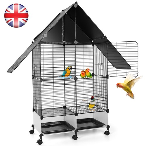 Rolling large bird cage - large,