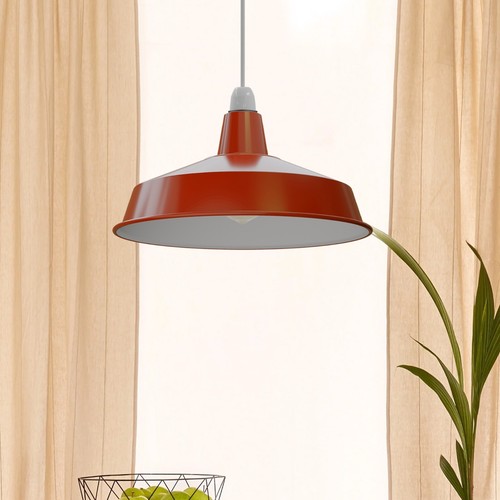Vintage 40cm metal lampshade - 40cm,