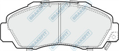 Brakefit brake pads - pads, (front)