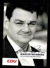 Marcus Weinberg Autograph Card
