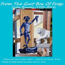 Victor Bramley (1933-2014) - Perseus And The Ice Cream Eaters - Oil - St Ives