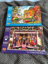 2 X 500  Piece Jigsaw Puzzles