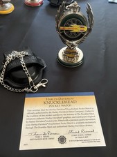 Harley Davidson Knucklehead Pocket Watch with Stand and Chain