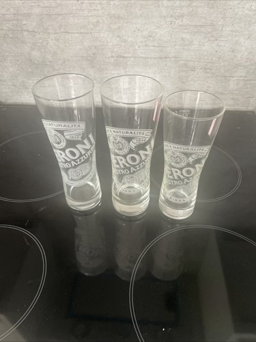 Peroni beer glasses half - 3x,