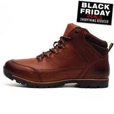 RRP £79.99 - REAL LEATHER Red Tape Drake Mens Urban Casual Outdoor Ankle Boots