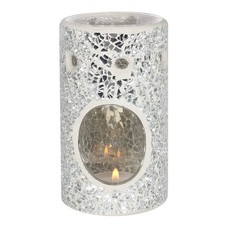 Oil & Wax Burner - Silver