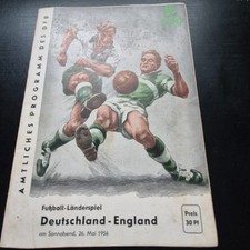 PRICED TO SELL - 26/5/56 West Germany v England