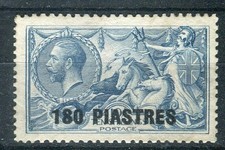 British Levant SG50 KGV 1921 180pi on 10s MNH