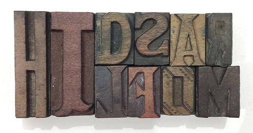 Vintage letterpress mix - vintage,