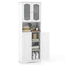COSTWAY Tall Bathroom Storage