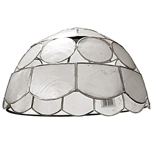Silver natural opaque - natural, capiz