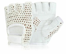 Crochet leather half finger - crochet,