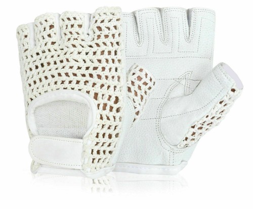 Crochet leather half finger - crochet,