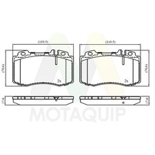 Brake Pads Set For Mercedes