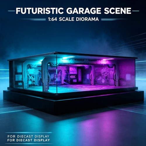 Garage diorama parking - us,
