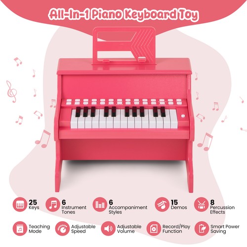 Kids piano keyboard keys - piano, 25