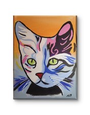 ORIGINAL ACRYLIC CAT 12x16