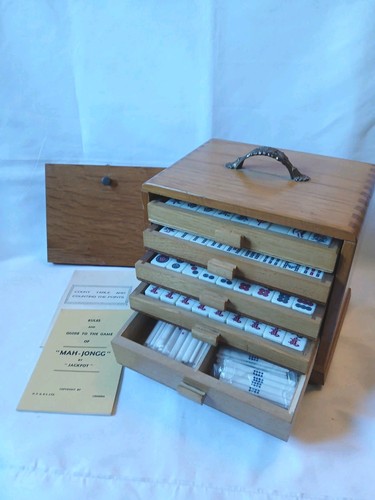 Mah jong set drawer - 5,
