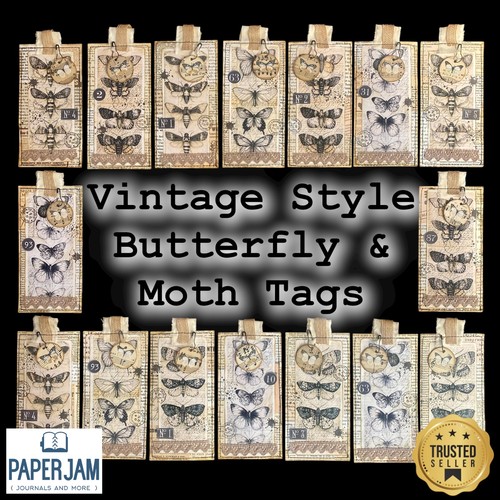 Vintage style butterfly - 3,