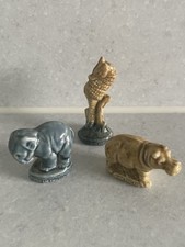 3 Vintage Wade Whimsies:  Elephant, Hippo and Seahorse, embossed Wade  England
