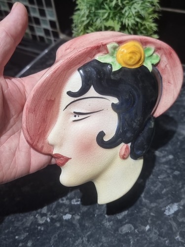 Art deco lady - wall, plaque