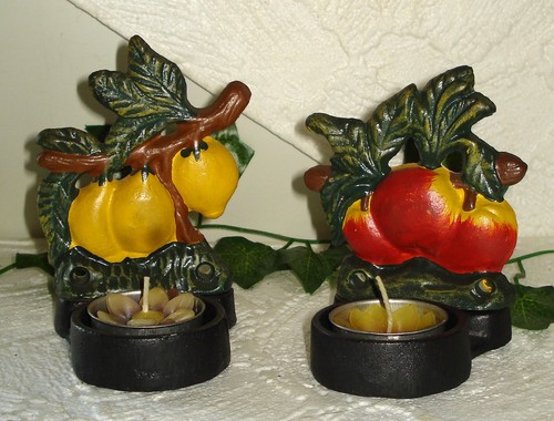 Cast iron tea - light, candle