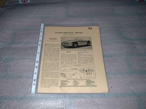 Austin healey 100 six motor - healey,
