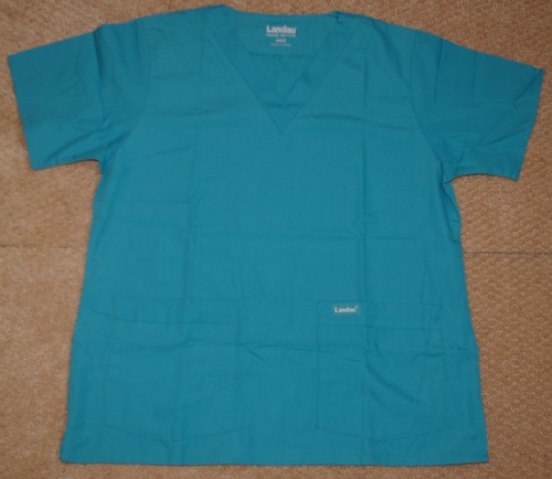 Landau neck scrub - v, top