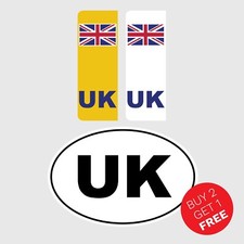 UK Car Number Plate Stickers